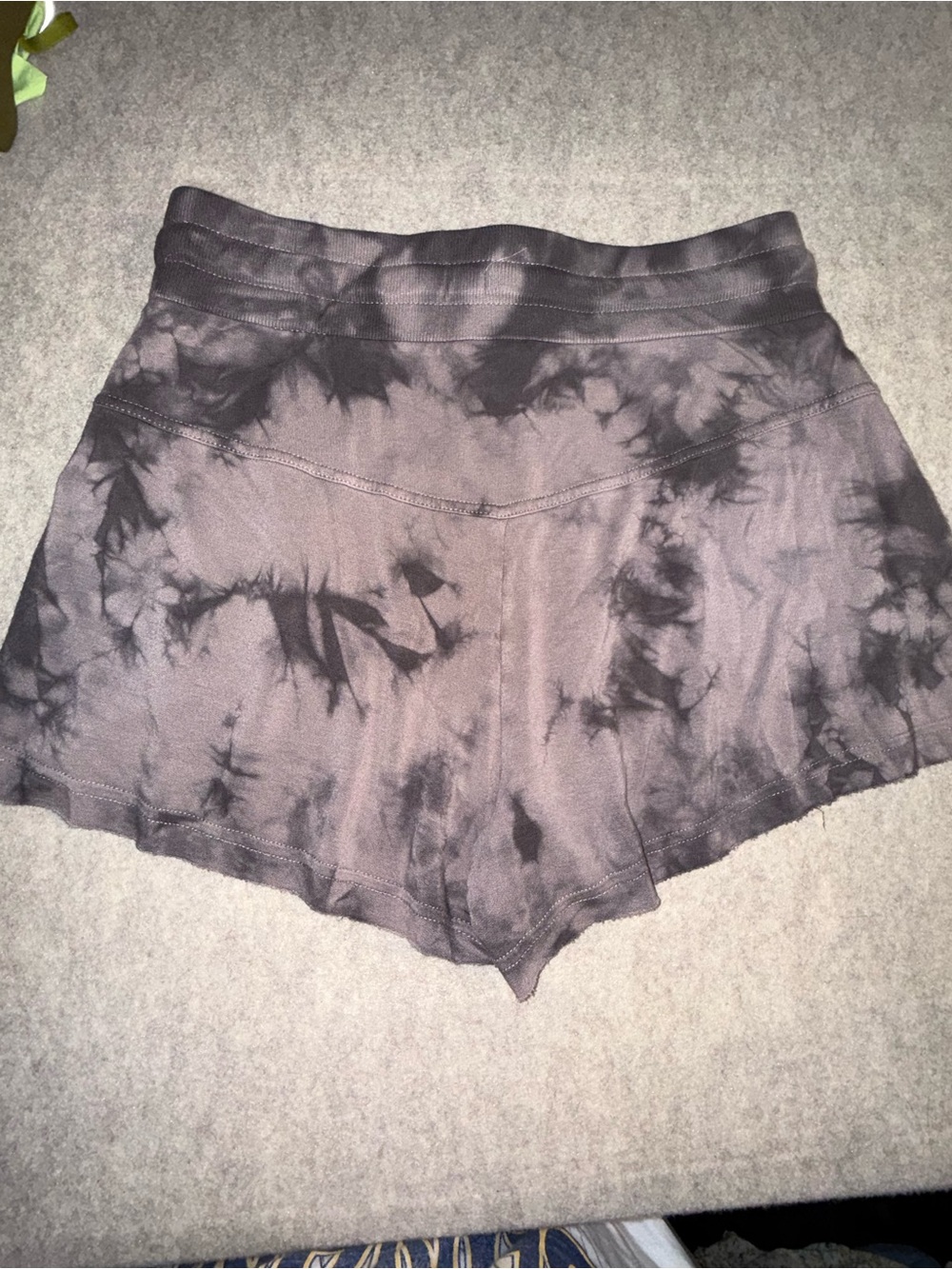 JoyLab Tie-Dye Athletic Lounge Shorts - Gray - Picture 6 of 7